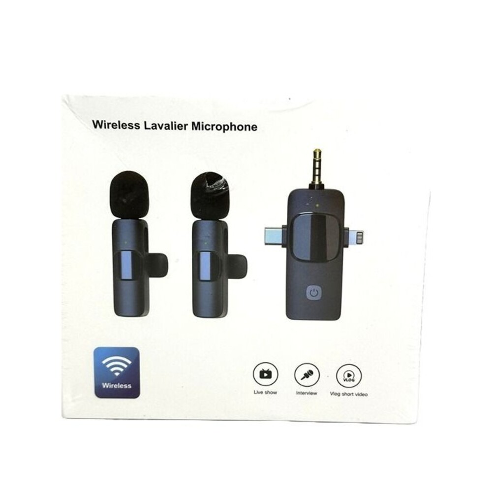 NEW 2 Wireless Lavalier Microphones